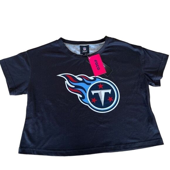 NWT, NFL Tennessee Titans Cropped Tee Size S - Picture 3 of 8